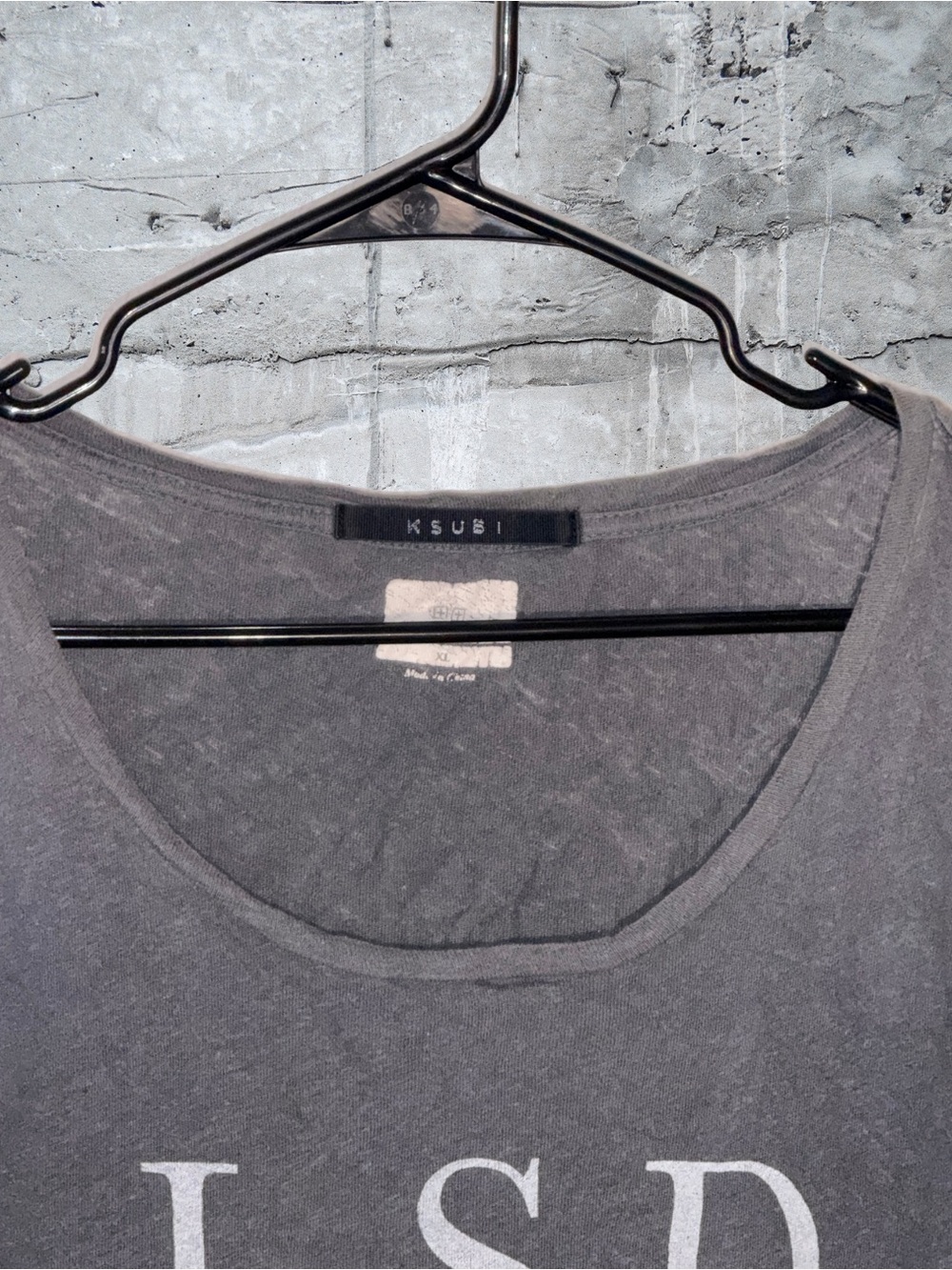 Ksubi L.S.D. Graphic Tee - Charcoal Gray - Picture 2 of 3